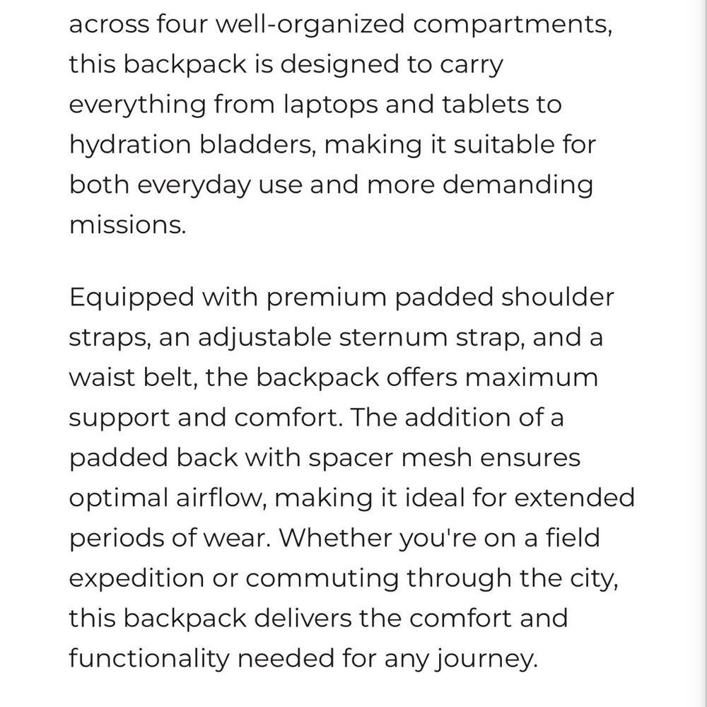 Condor Rugged Tan Assault Backpack - Picture 4 of 15